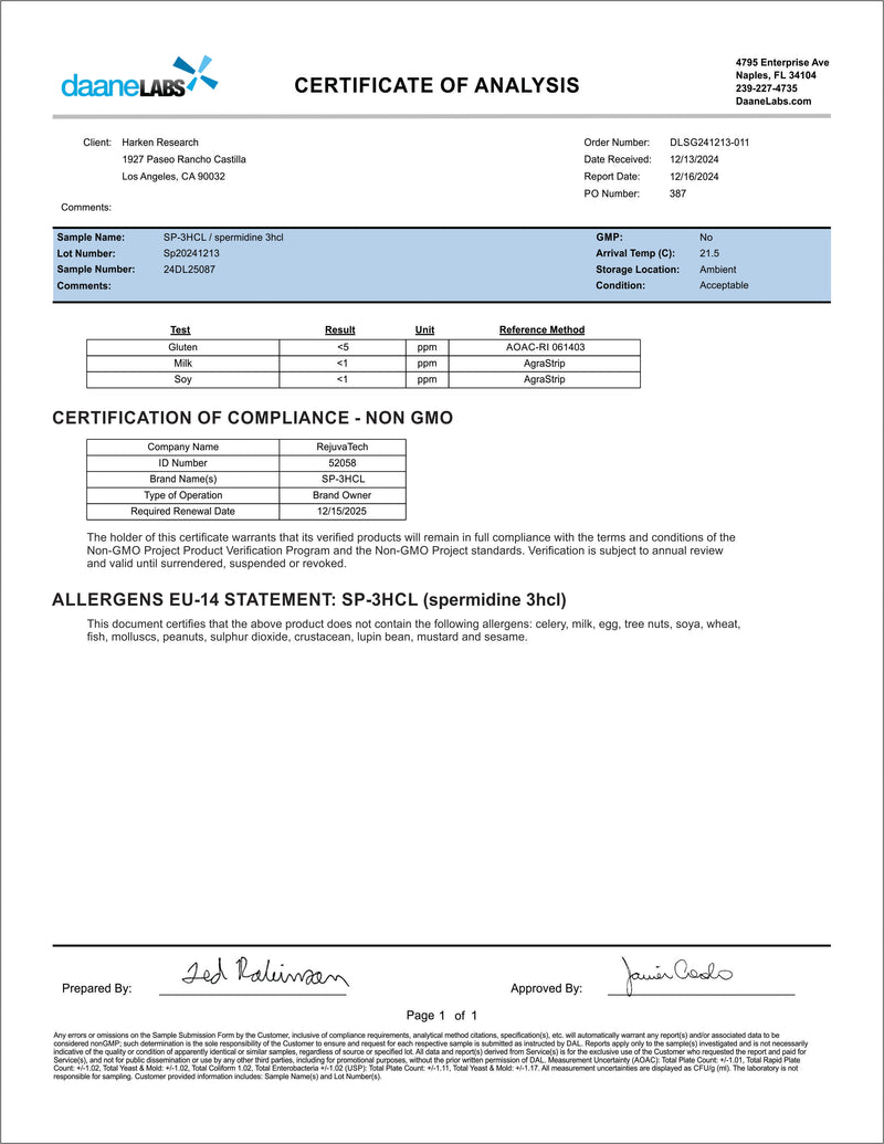 SPD-3™ [99%+ spermidine 3hcl]
