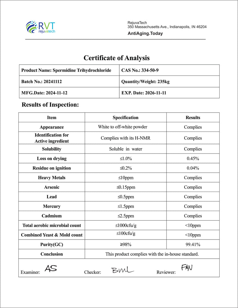 SPD-3™ [99%+ spermidine 3hcl]